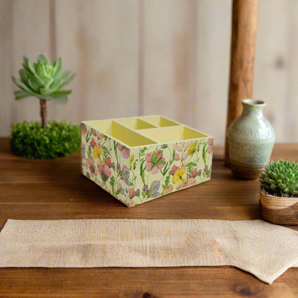 Luxe Floral Multipurpose Utility Holder