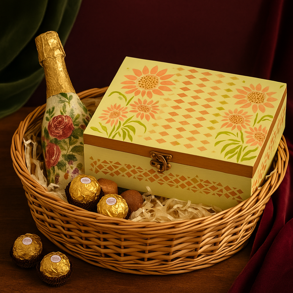 Pastel Green Bloom Jewelry Box