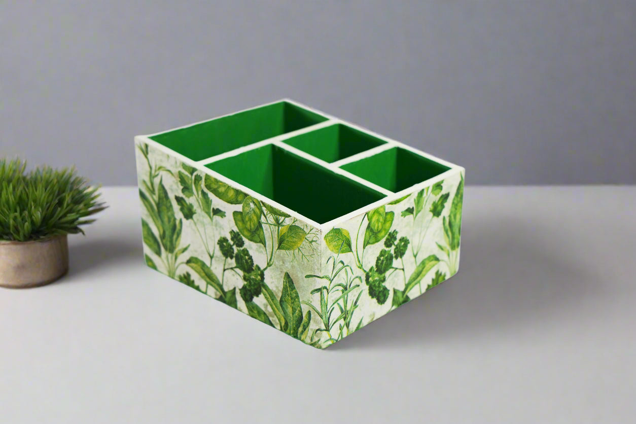 Jade Grace Green Utility Holder / Organizer