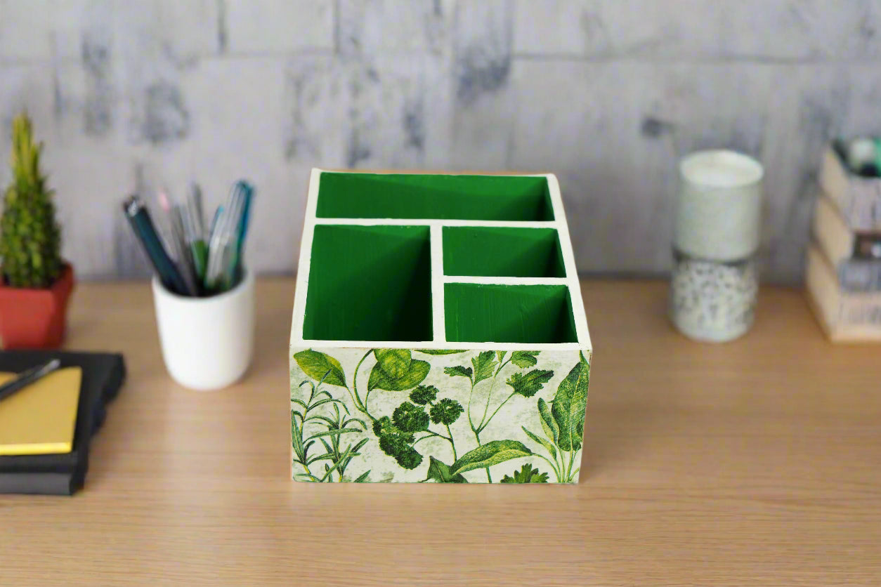 Jade Grace Green Utility Holder / Organizer
