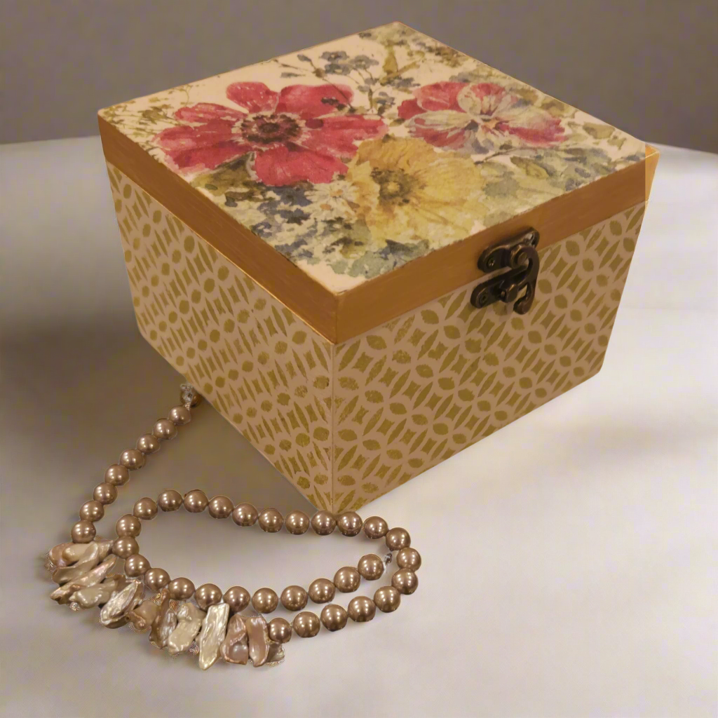Blossom Grace Opulent Jewelry Box