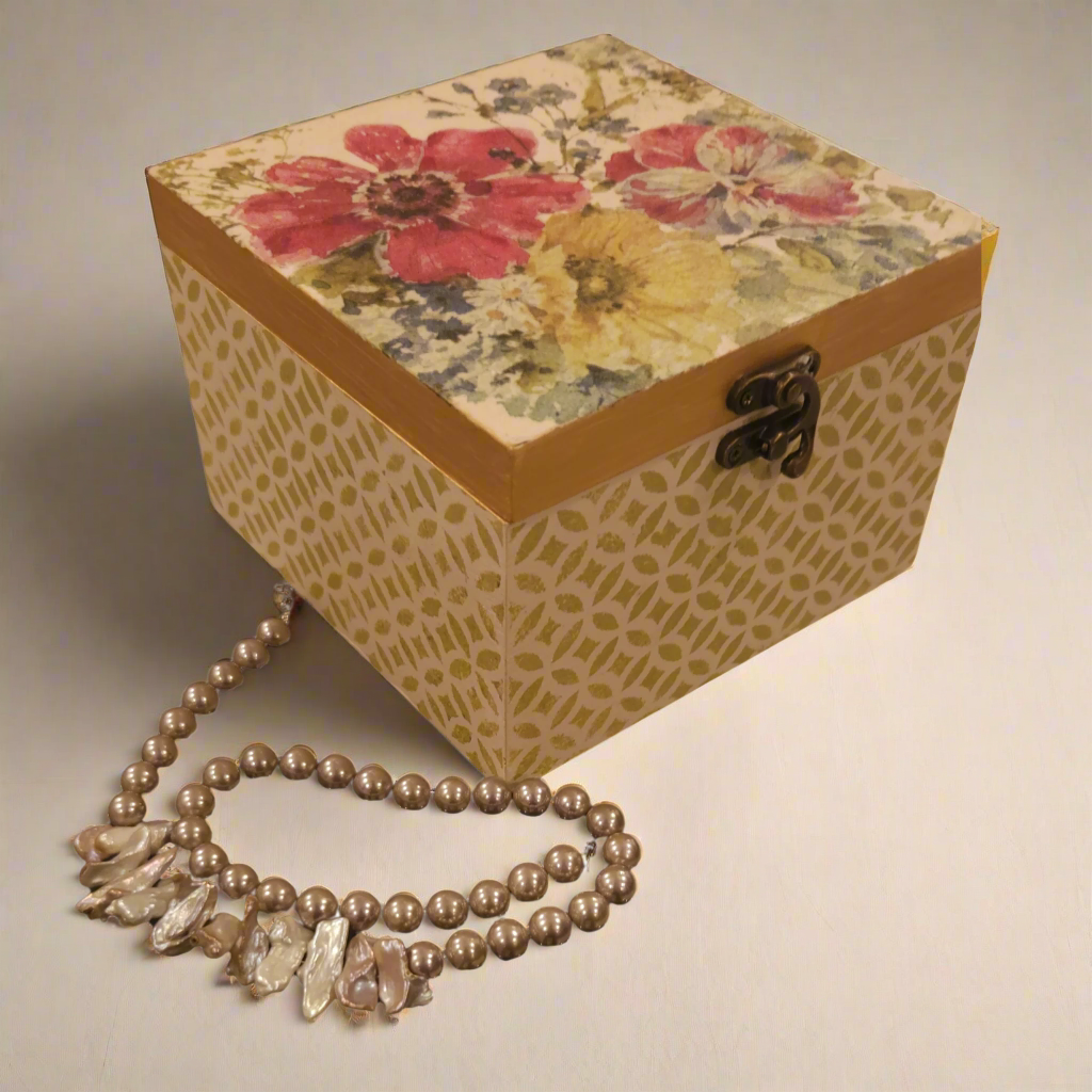 Blossom Grace Opulent Jewelry Box