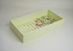 Pastel Lime Green Floral Tray