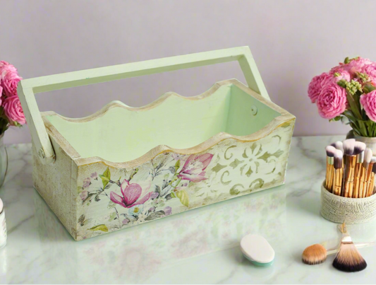 Whipped Seafoam Luxe  Basket