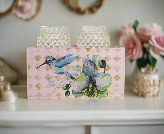 Lavender Birdie Floral Multipurpose Organizer