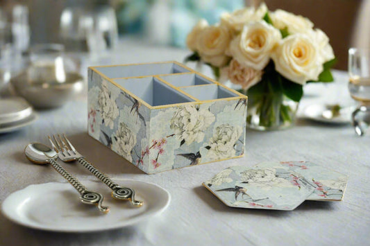 Soft Blue & White - Luxe Multipurpose Utility Holder