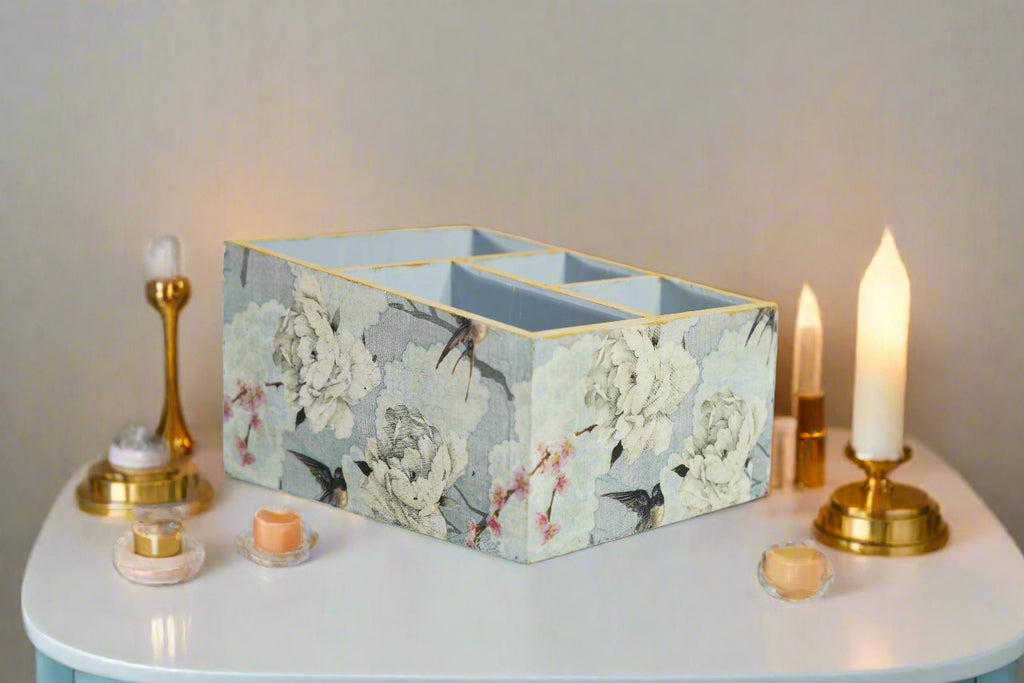 Soft Blue & White - Luxe Multipurpose Utility Holder