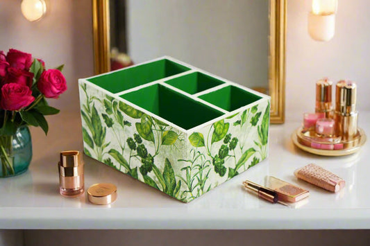 Jade Grace Green Utility Holder / Organizer