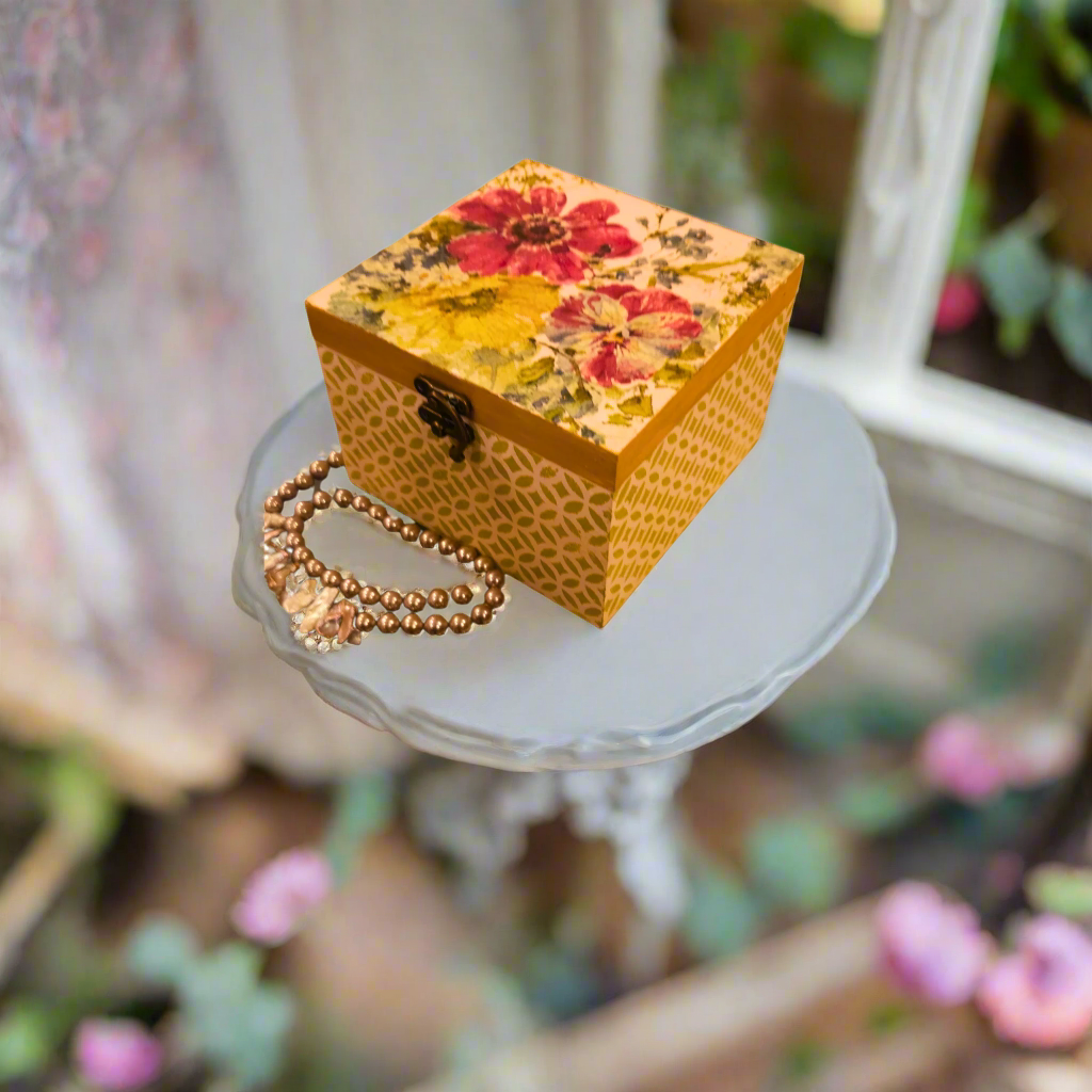 Blossom Grace Opulent Jewelry Box