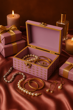 Mauve Luxe Jewelry Box