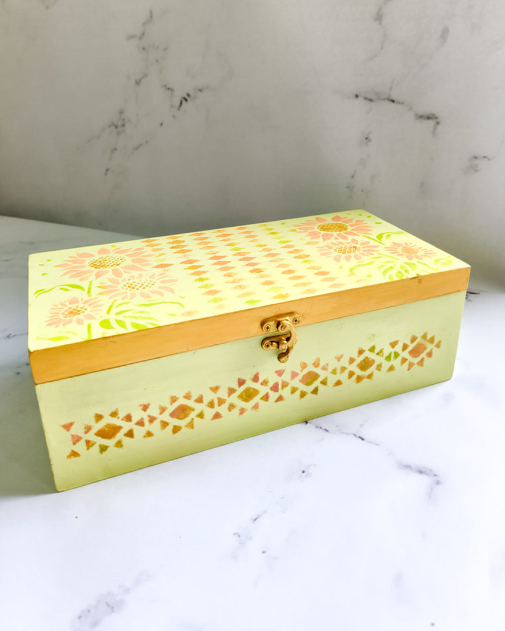 Sea Green Large Jewellery Box