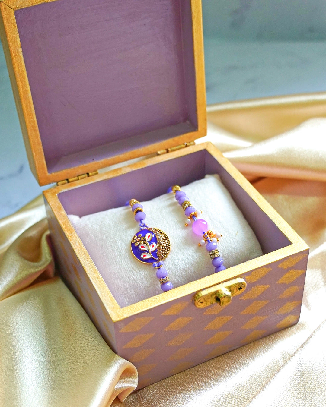 Lavender Mini Jewellery Box