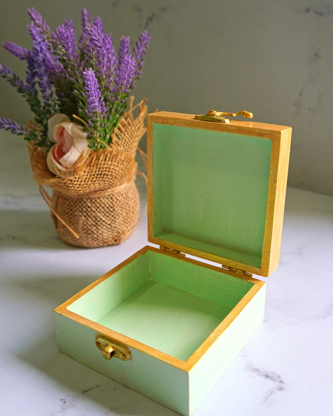 Sea Green Mini Jewellery Box
