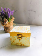 White & Pistachio Mini Jewellery Box