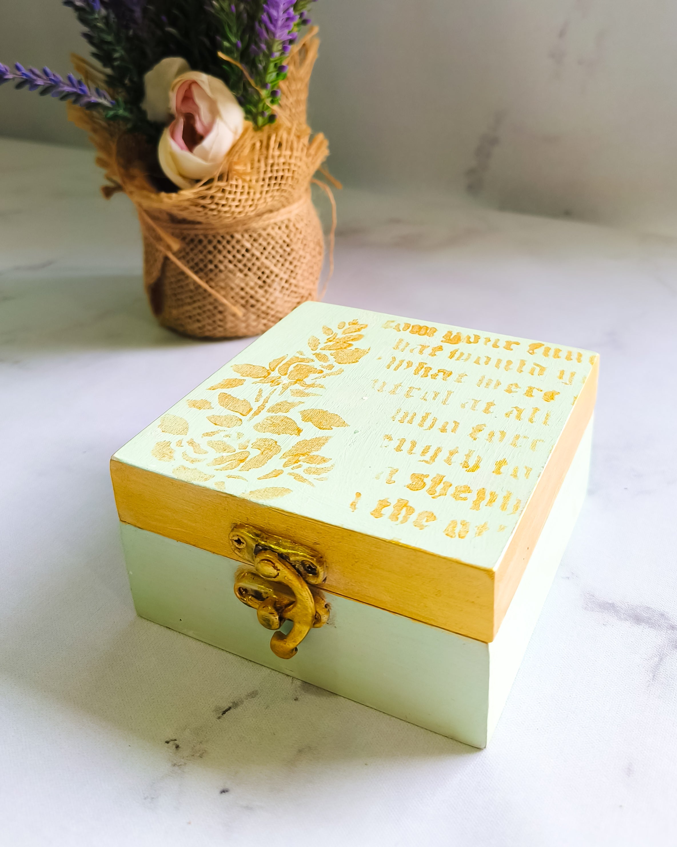 Sea Green Mini Jewellery Box