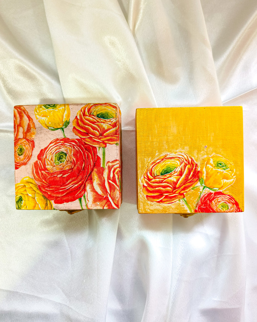 Peony Set of 2 Jewellery Box
